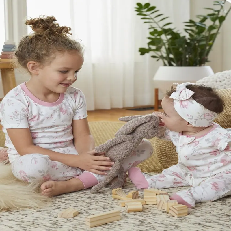 

Хлопковая пижама для малышей, 4 предмета, размеры 12M-5T