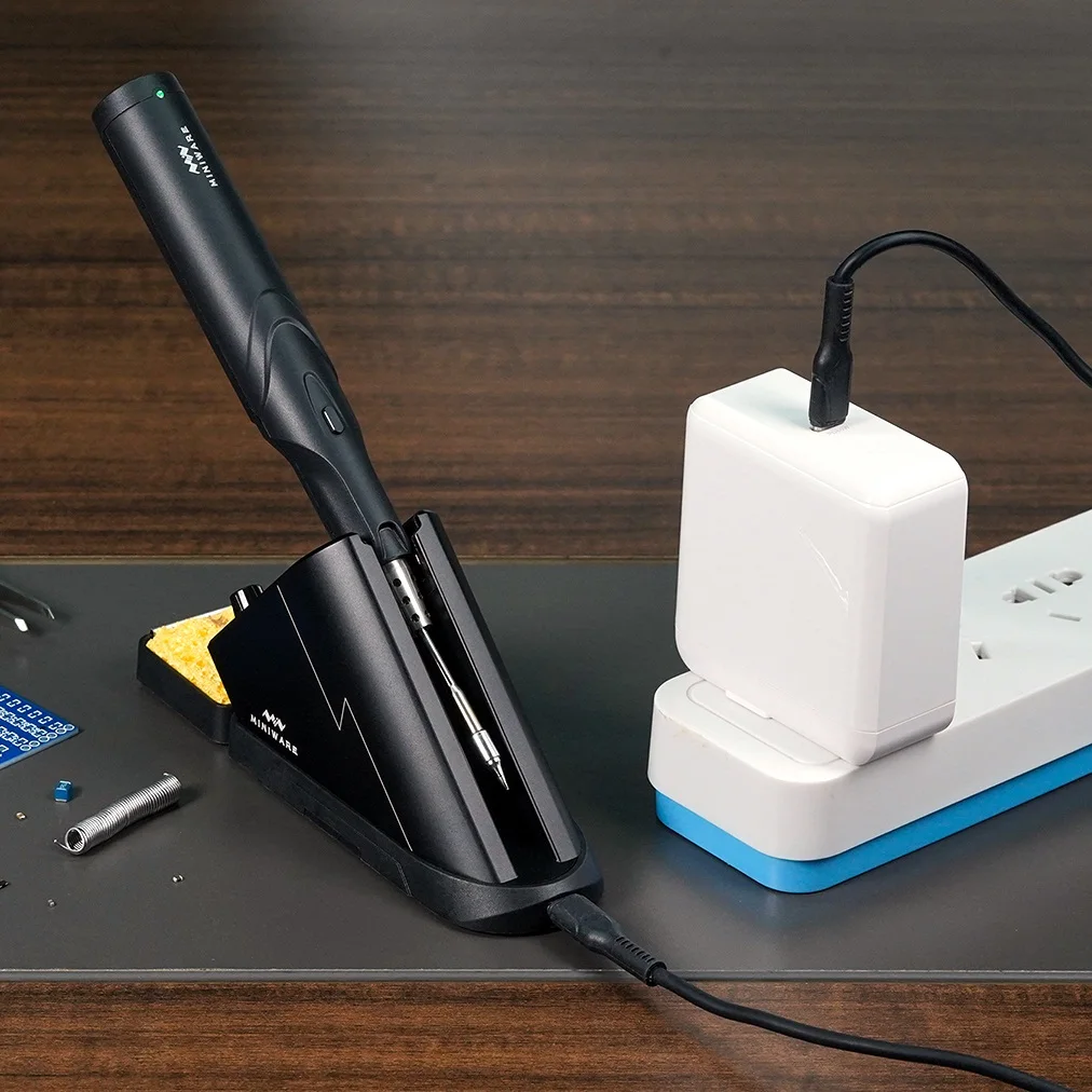 Оригинальная беспроводная паяльная станция TS1C MINIWARE мини-паяльная ручка 45 Вт PD
