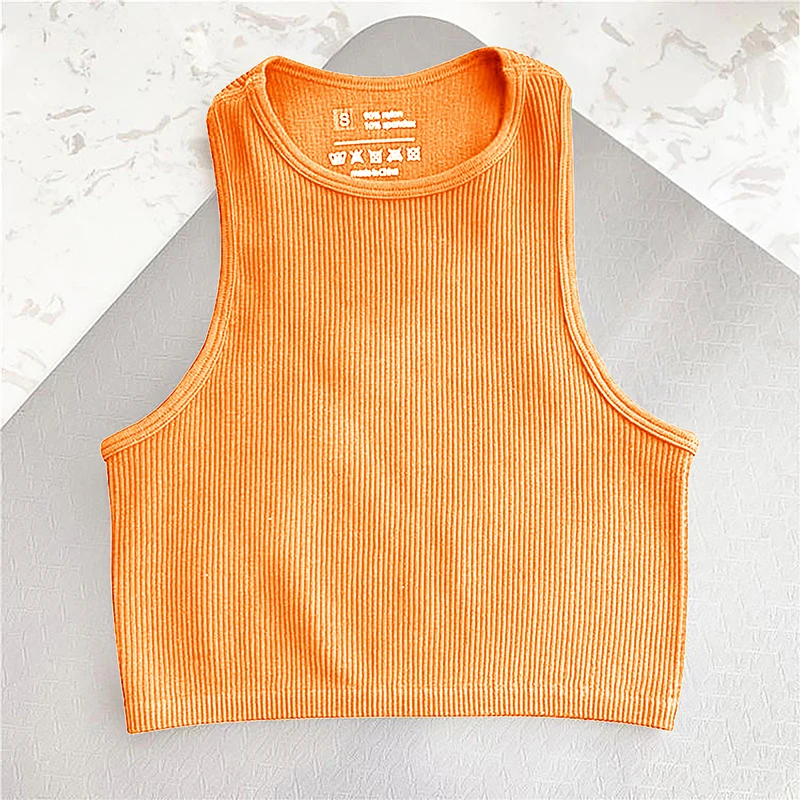 

Топ женский в рубчик бесшовный, однотонный, винтажный