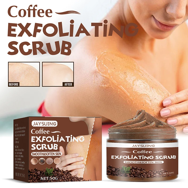 

1PC Coffee Scrub Body Scrub Exfoliators Cream Facial Dead Sea Salt For Whitening Moisturizing Anti Cellulite Treatment Acne