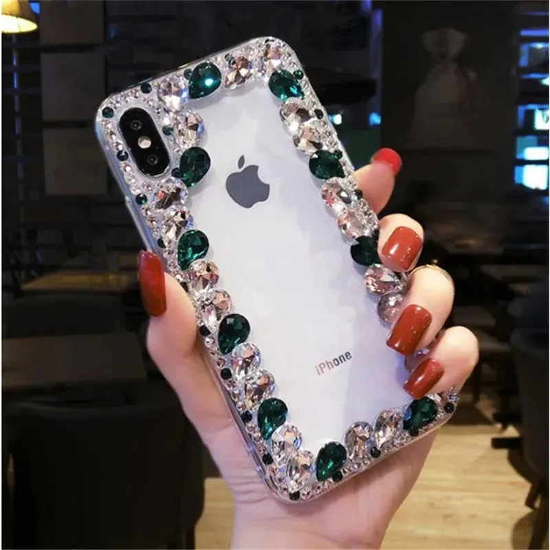 Роскошный мягкий чехол для телефона из ТПУ со стразами и бриллиантами Bling Galaxy A50