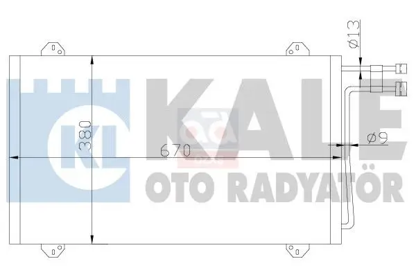 

Air conditioner radiator for 381100 (condenser) 95 SPRINTER) 95 SPRINTER