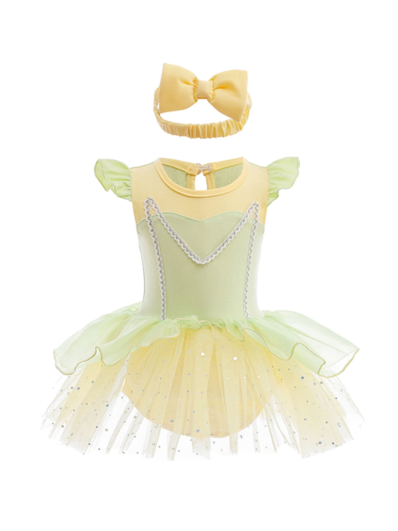 Рождественские Костюмы Для Маленьких Девочек — Сверкающее Боди Принцессы