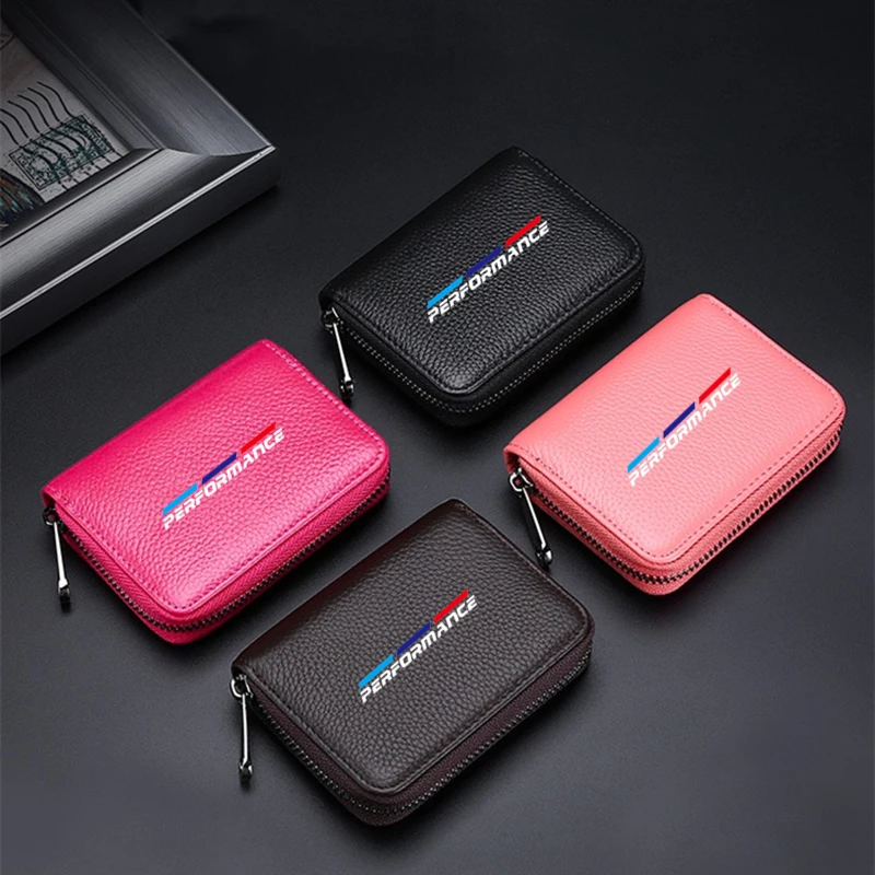 

Driver License Cover Fashion Multi Slot Bank Card Package Coin Purse For BMW M E30 E39 E46 E90 E93 E60 F10 M5 M6 M7 X4 X5 X1