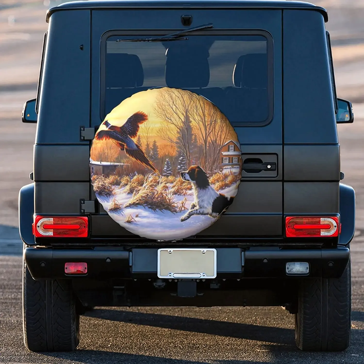 Запасная крышка для шин с принтом фазана водонепроницаемая защита колес