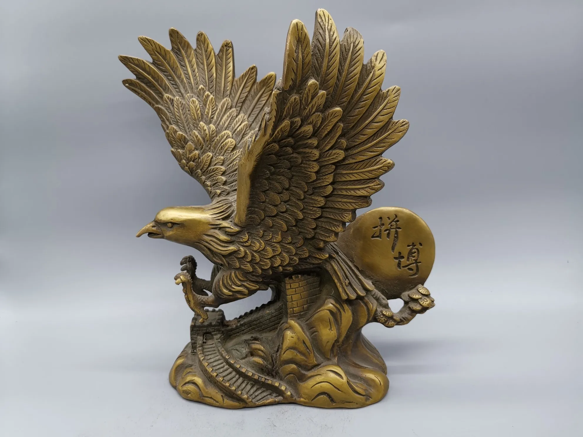 

Antique Bronze Collection Bird Eagle Ornament Living Room Home Decorations Gift Desktop Decoration Craft Artwork