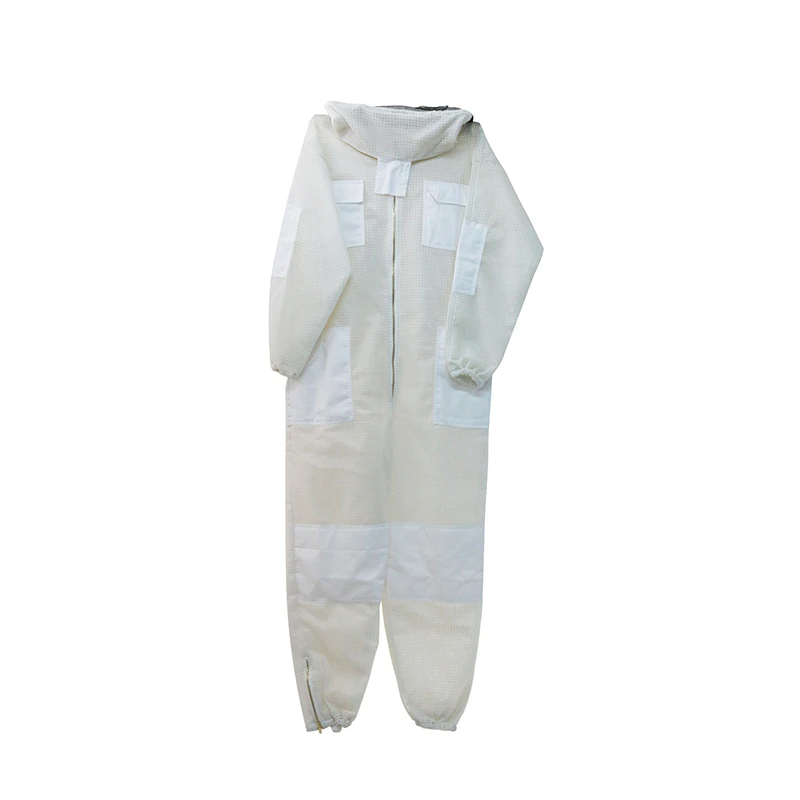 

1 Pcs Beekeeper Costume Beekeeping Protective Clothing Suit Three Layers Of Breathable Mesh Cotton Metal Zipper Anti Bee Clothes
