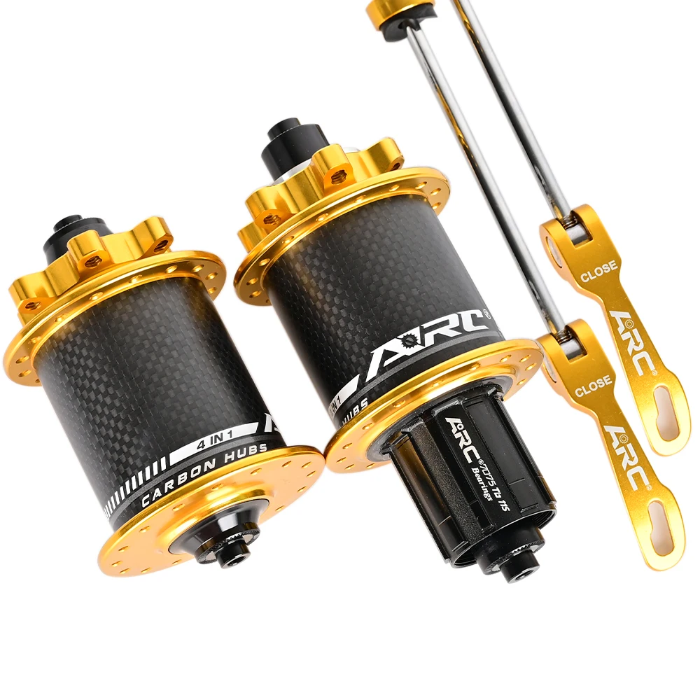 Втулки велосипеда ARC MTB Bike Hub Carbon Fiber 4 Sealed Bearing 6 Pawls 32H QR 8/9/10/11/12 скоростей для HG XD/XDR MS Parts.