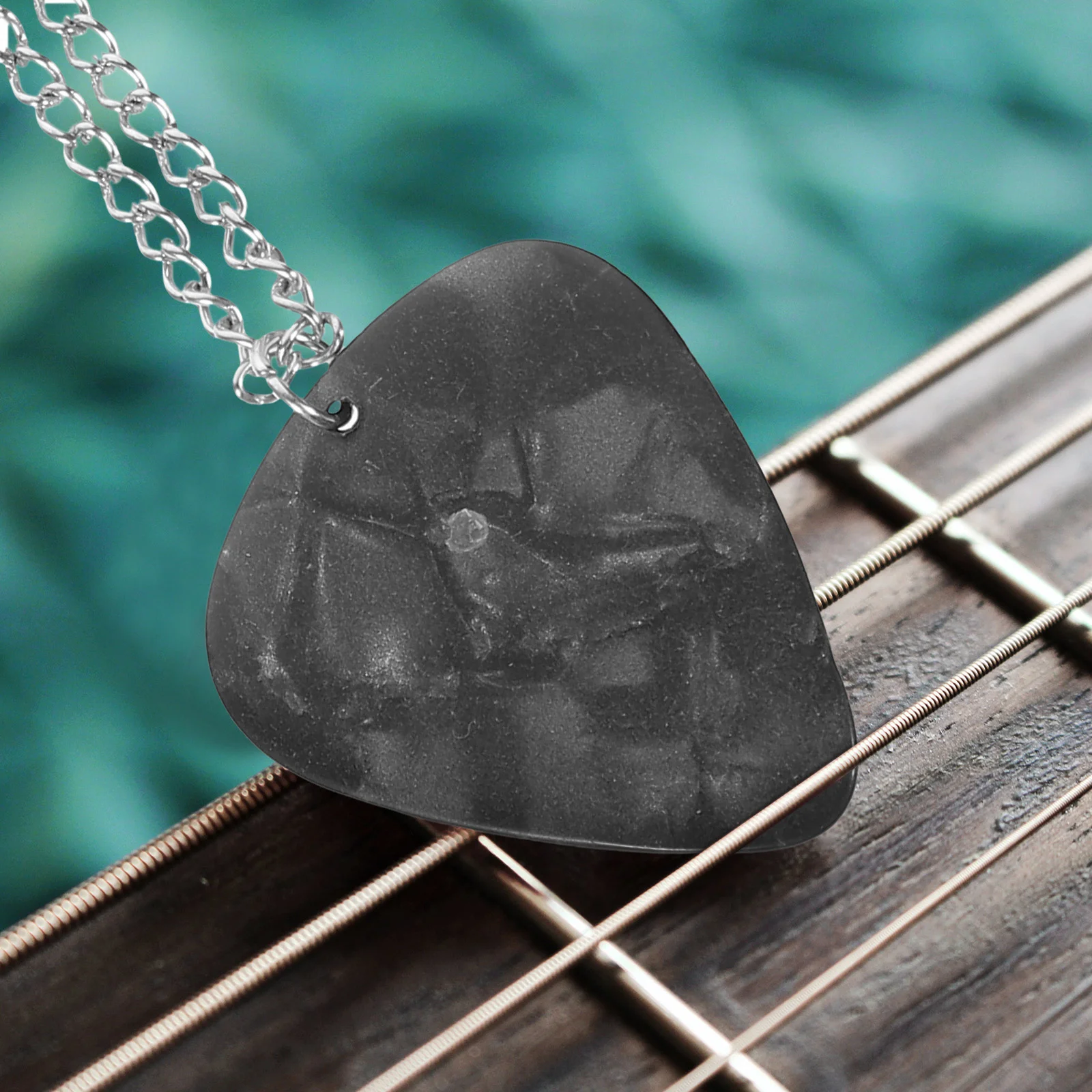 Ожерелье с подвеской в виде гитары стиле рок-н-ролл из нержавеющей стали крутая