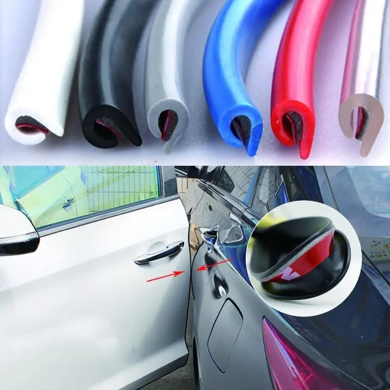 

Extend The Service Life Paster Car Crash Strips Anticollision Anti Scratch Sticker Protector Anti-friction Door Cladding Protect