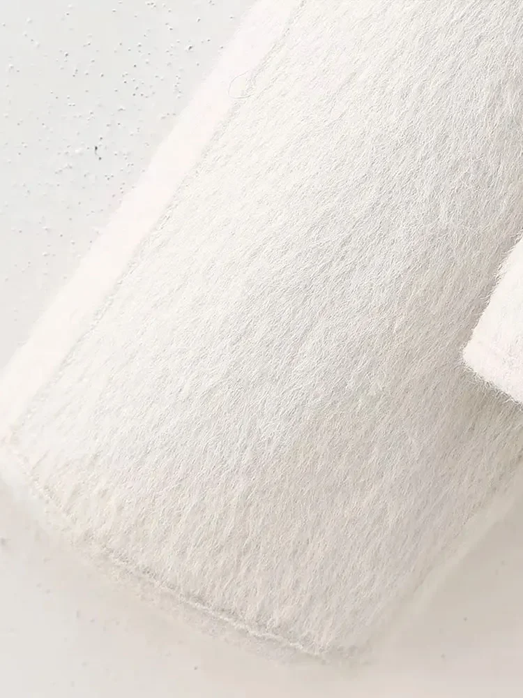 Nlzgmsj TRAF Весенняя бандажная куртка женская мягкая Женское пальто с длинным