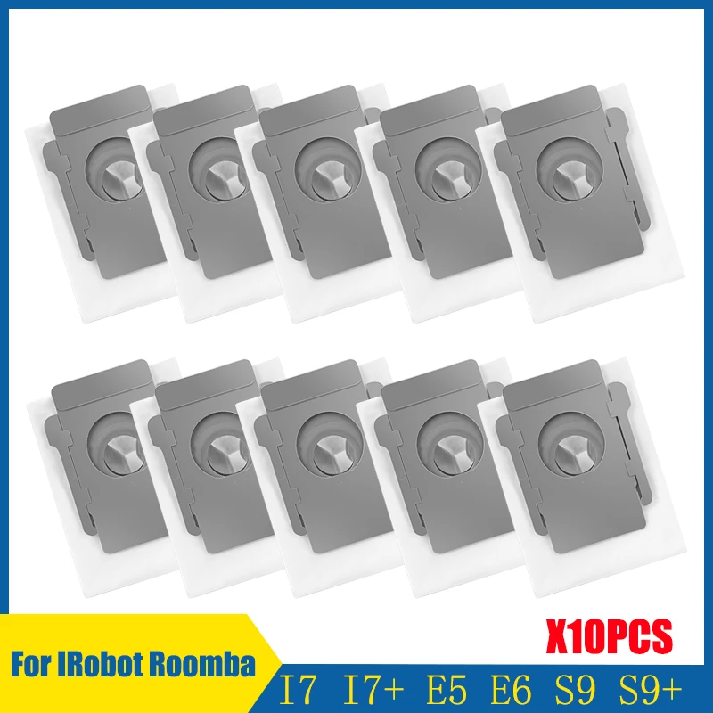 

Replacement Dust Bags Filter Collection for IRobot Roomba I7 I7+ E5 E6 S9 S9+ Robot Vacuum Cleaner Spare Dust Parts Accessories