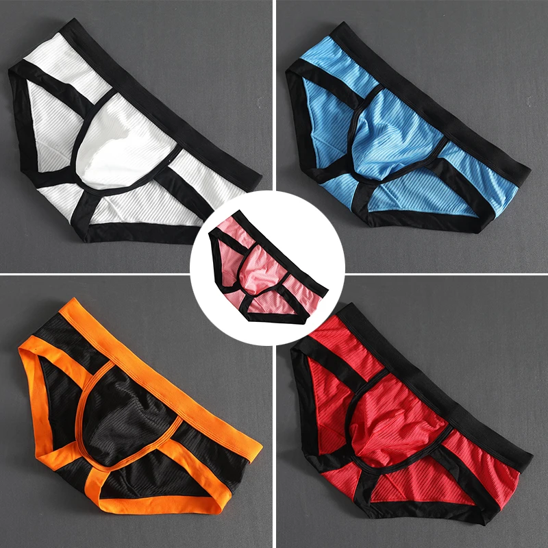 

Hot Sexy Men Briefs Micro Convex Pouch Underpants Panties Low Rise Bulge Pouch Underwear Youth Shorts Lingerie Мужские Трусы