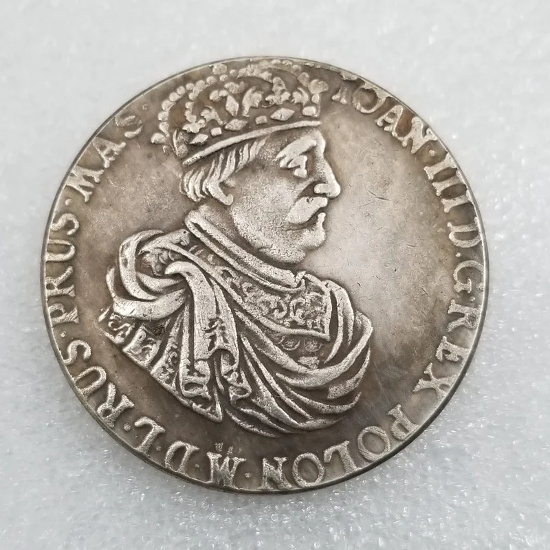 

Польша 1685 Посеребренная латунная памятная Коллекционная монета подарок удачная монета