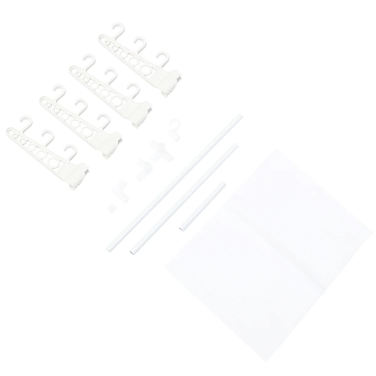 

Multi-functional Clothes Rack Simple Iron Clothes Rack Durable Floor Standing Clothes Hanging Storage Shelf for Bedroom Home