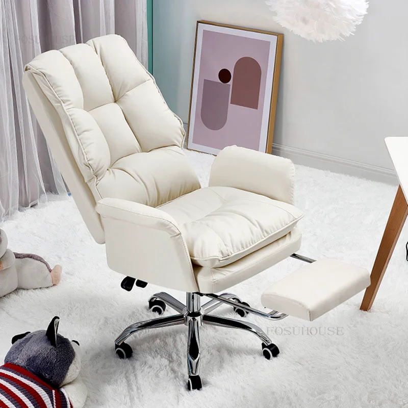 

Nordic Simple Office Chairs Backrest Armchair Modern Lift Swivel Chair Study Computer Sillon Oficina Bedroom Furniture