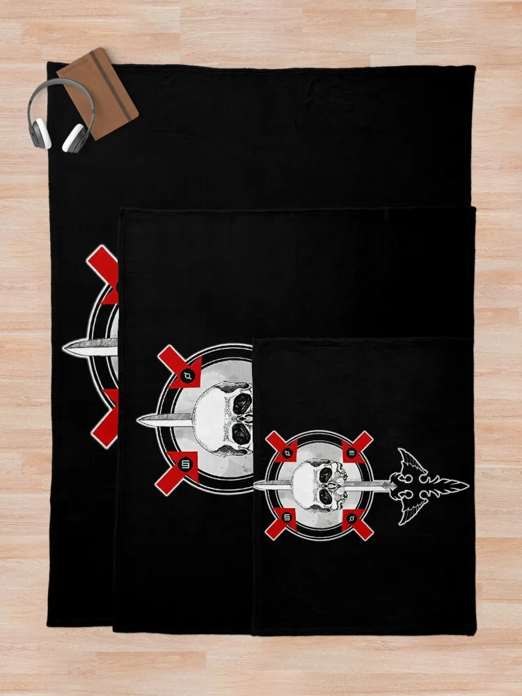 Токат pedang tengkorak арт пледы свободное тяжелое для декоративных одеял диванов