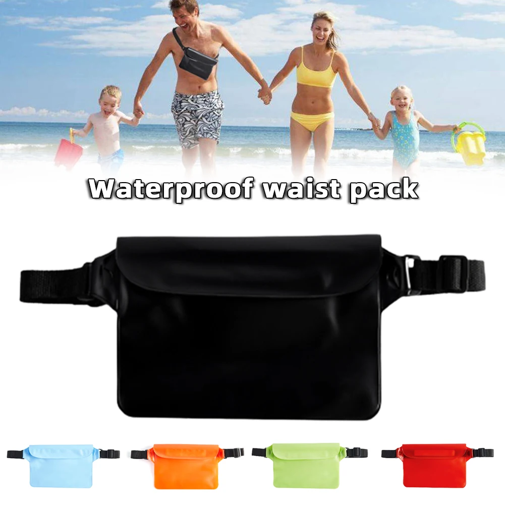 

Waterproof Phone Fanny Pack With Adjusted Strap Water-Resistant Large Capacity Bag For Camping Hiking