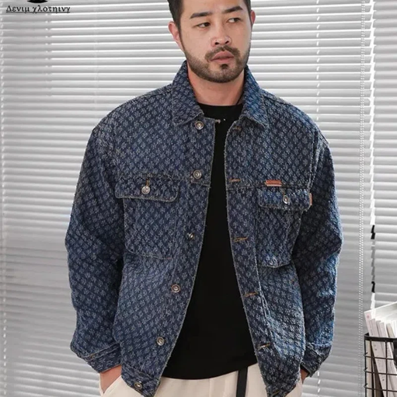 Высококачественная мужская куртка American Cat Paw свободная рабочая одежда в стиле