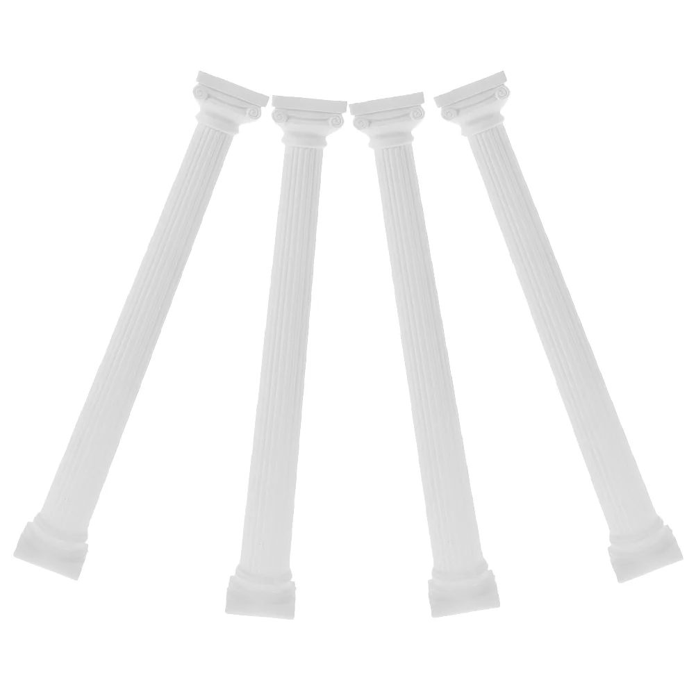 

4pcs Mini Roman Column DIY Roman Pillar Statue Artistic Ornament Home Decor