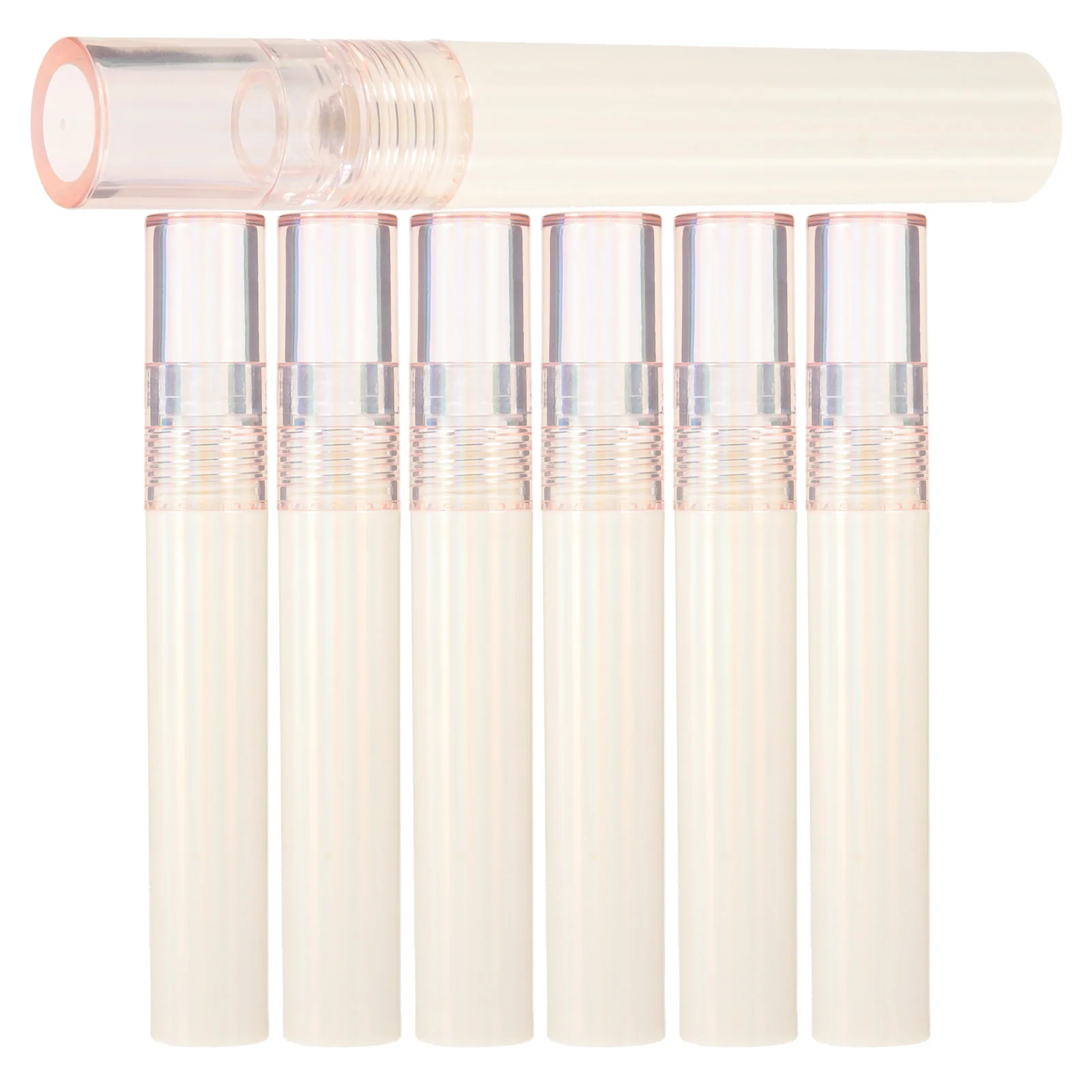 

Пустые тюбики для губной помады, 6 шт., Разноцветные Мини-помады для творчества, женские инструменты, пластиковые бутылки