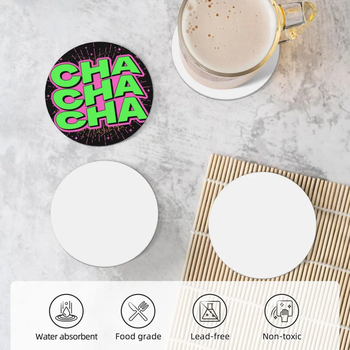 Eurovision 2023 Finland - K? rij? Красивые керамические подставки Cha (набор из 4)