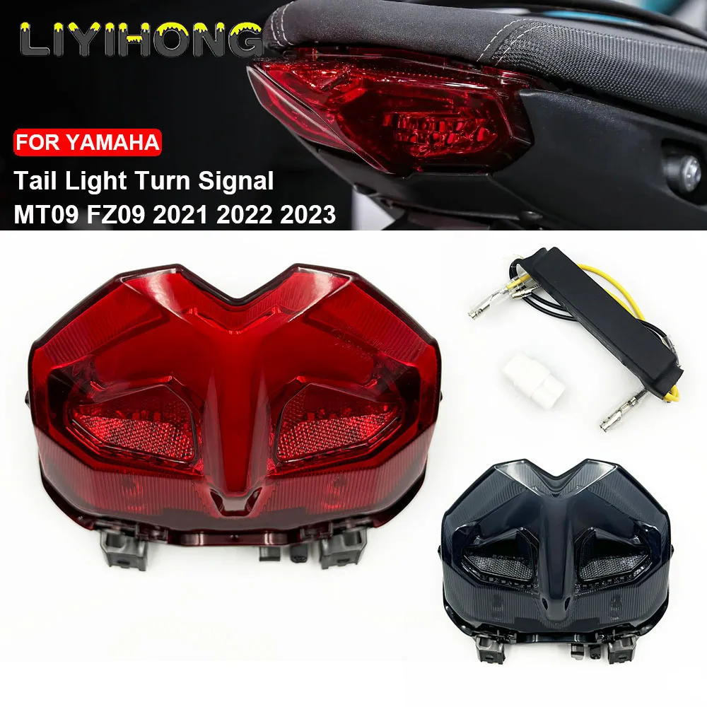 Фото Светодиодный задний фонарь поворота мотоцикла 12 В для Yamaha MT 10 MT10 SP 2022 2023 2024, задний стоп-сигнал, левый и правый указатель поворота MT-10 №2