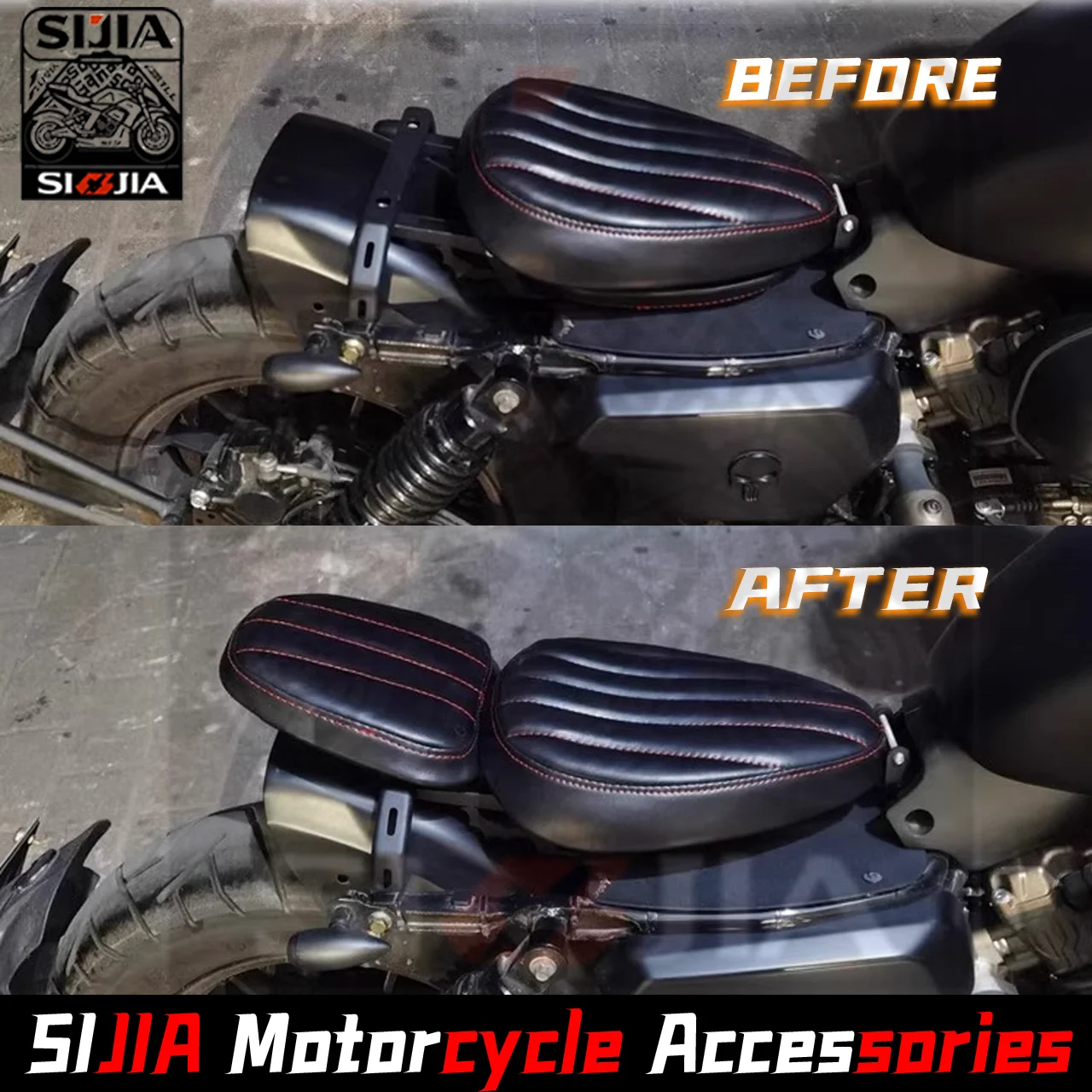 ДЛЯ QJMotor SRV 300 350 Benda Rock модифицированная ретро складная подушка для сиденья