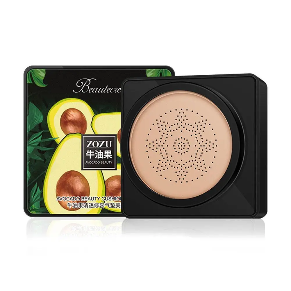 

Air Cushion Bb Cream Avocado Foundation Whitening Concealer With Face Base Waterproof Brighten Tone Long Lasting Puff Mushroom