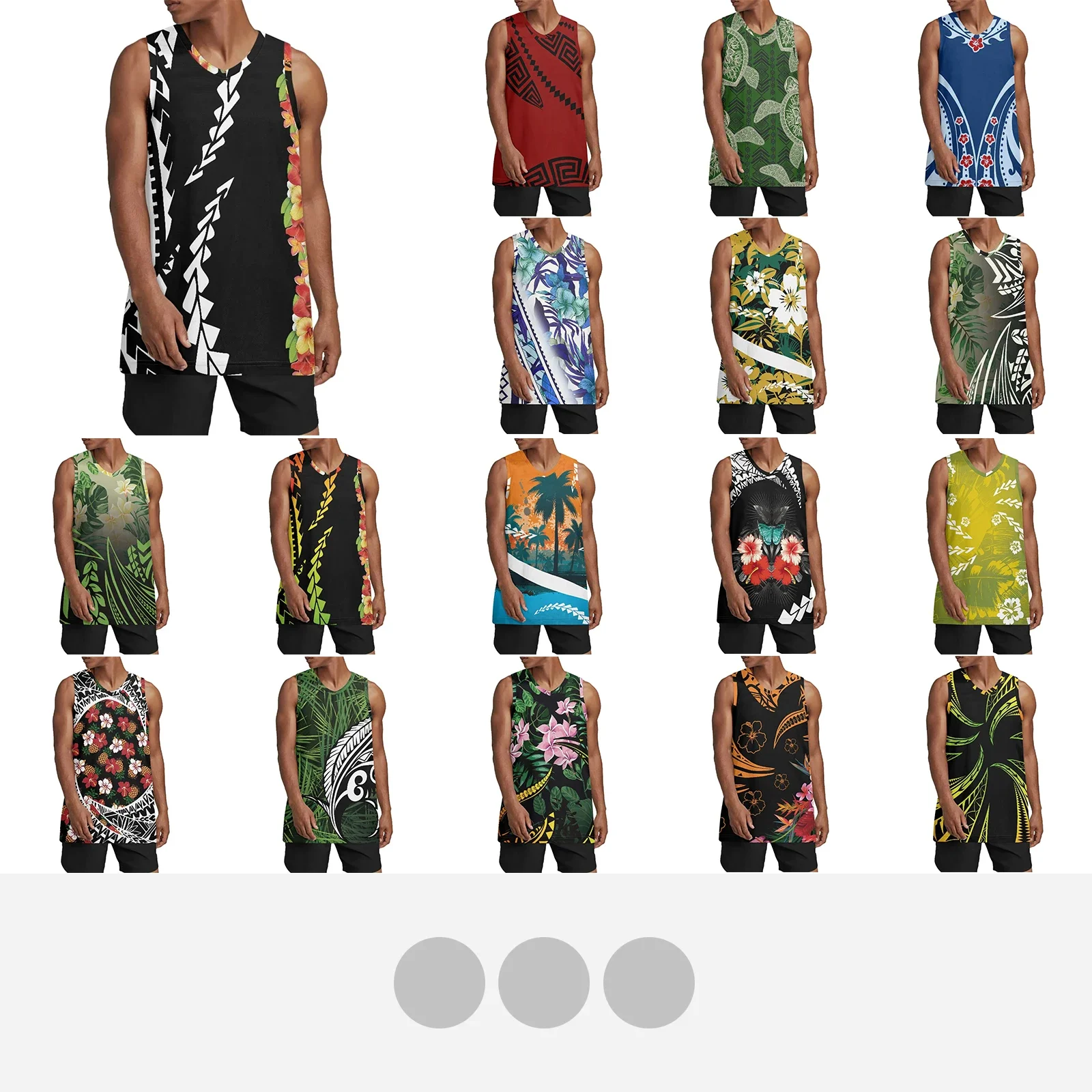 Полинезийские племенные тату-принты понпей Тотем мужские баскетбольные Джерси
