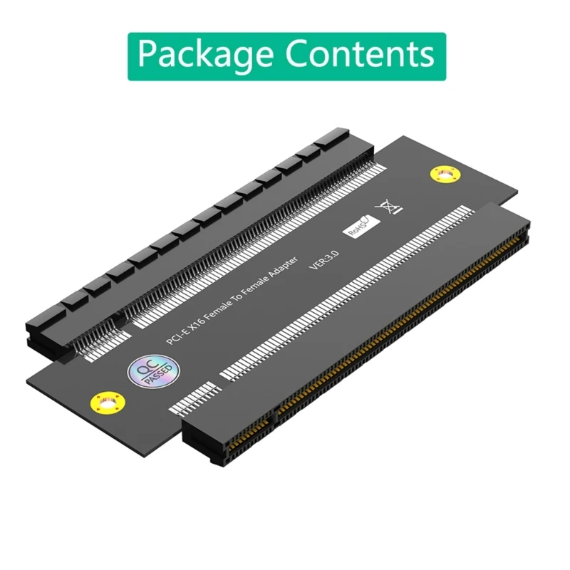 Переходник-переходник удлинителя PCIE x16 на RiserCard с гнездом гнездо