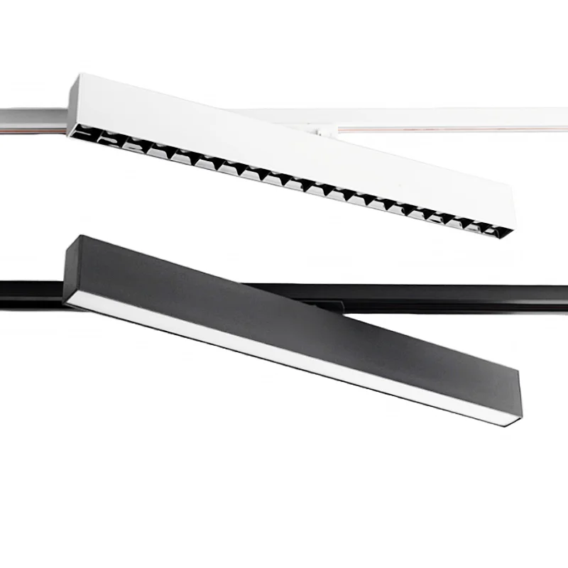 

Adjustable surface-mounted ceiling rail lamp spotlight led anti-glare strip lamp floodlight line lamp grille lamp living room ho