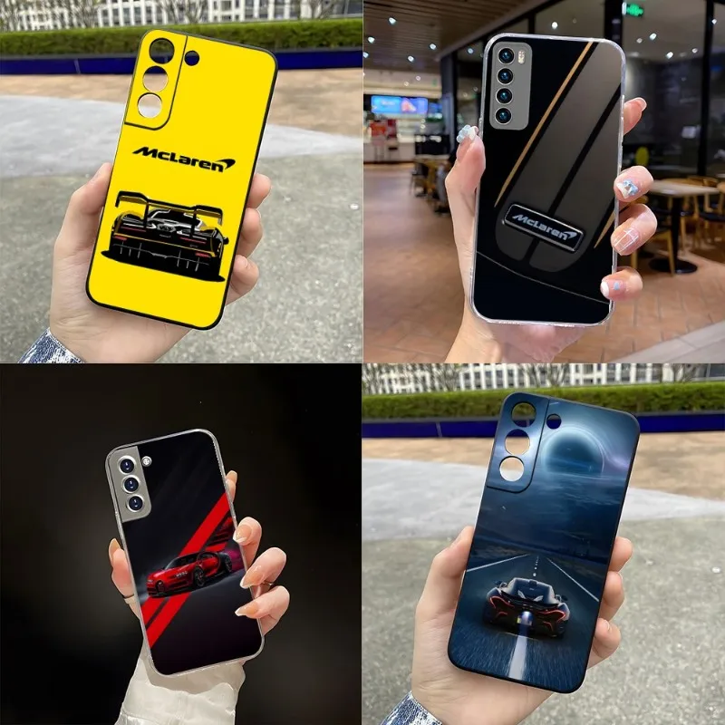 

Роскошный спортивный автомобиль McLaren чехол для телефона новинка для Samsung S23 Note 20 10 S30 S 22 10E Fe Pro Plus Ultra A12 A42 A71 A91 M32 чехол