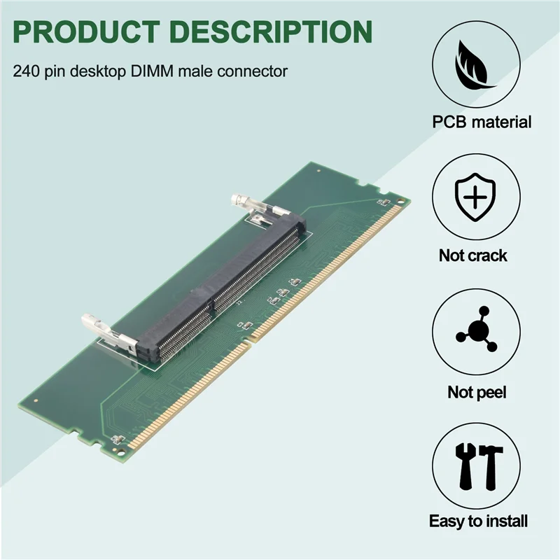 Фото 1,5 В DDR3 204-контактный адаптер для ноутбука SO-DIMM для настольного компьютера, слот DIMM-T44C №2