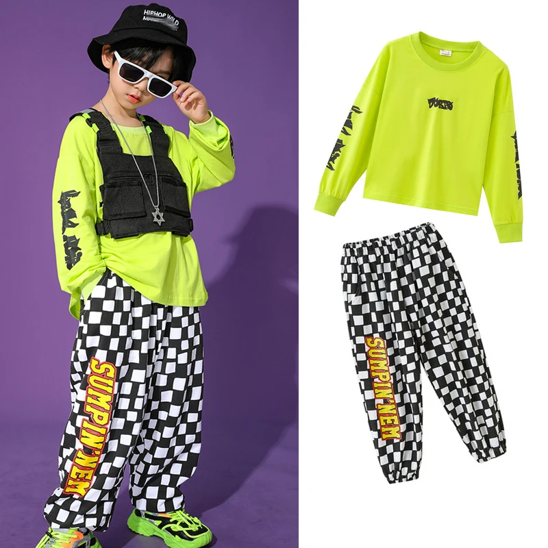 Комплект для мальчиков и девочек из 2 предметов в стиле хип-хоп | Детская одежда