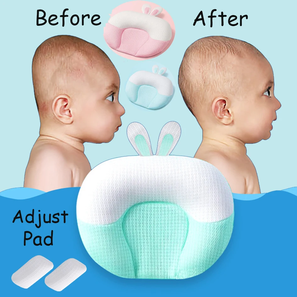 

Adjustable Latex Baby Nursing Pillow Head Shaping Protector Head Protection Newborn Travel Sleeping Pillow For 0-12Month
