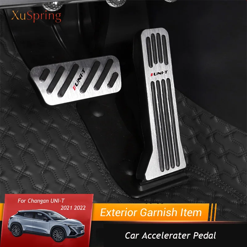 

For Changan UNI-T 2021 2022 2023LHD RHD Accelerator Brake Pedal Treadle Footrest Plate Clutch Throttle Refit Car Styling