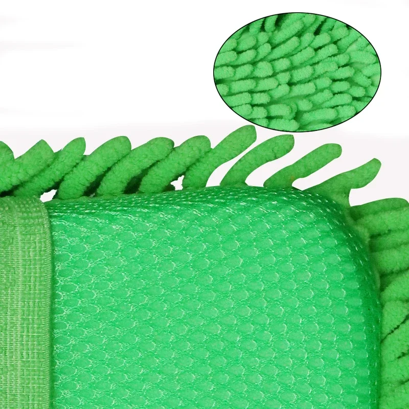 2 шт. губка для мытья автомобиля Coral Bugs короткий ворс нано-рукавица мойки