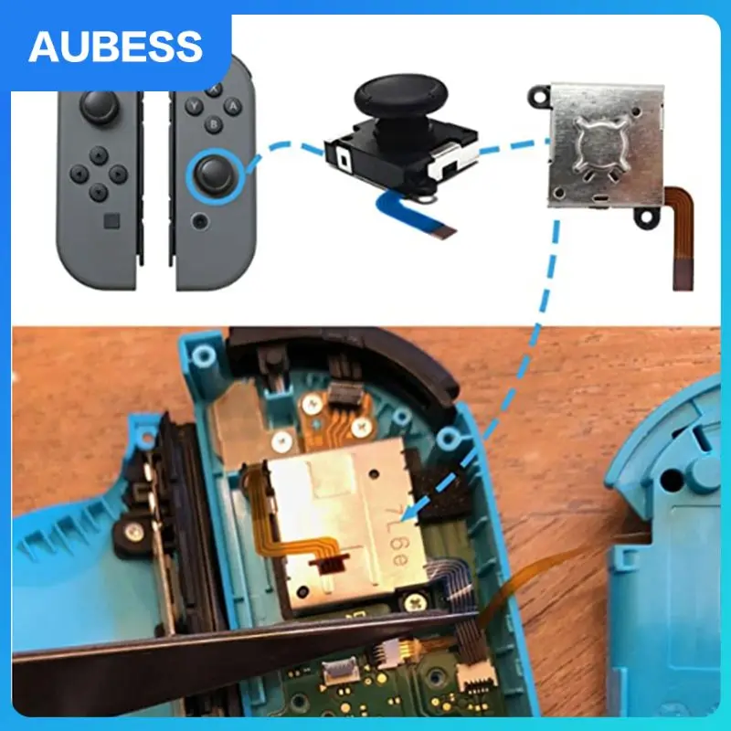

One Set Fashionable Sensor Module Cap Durable 3d Analog Joystick Hard Screws Tool For Silicon Convenient Conductive Rubber