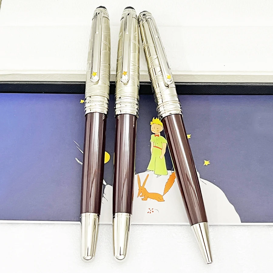 

YAMALANG Le Petit Prince 163 Dark Brown Rollerball Ballpoint Pen Luxury MB Stationery With Serial Number