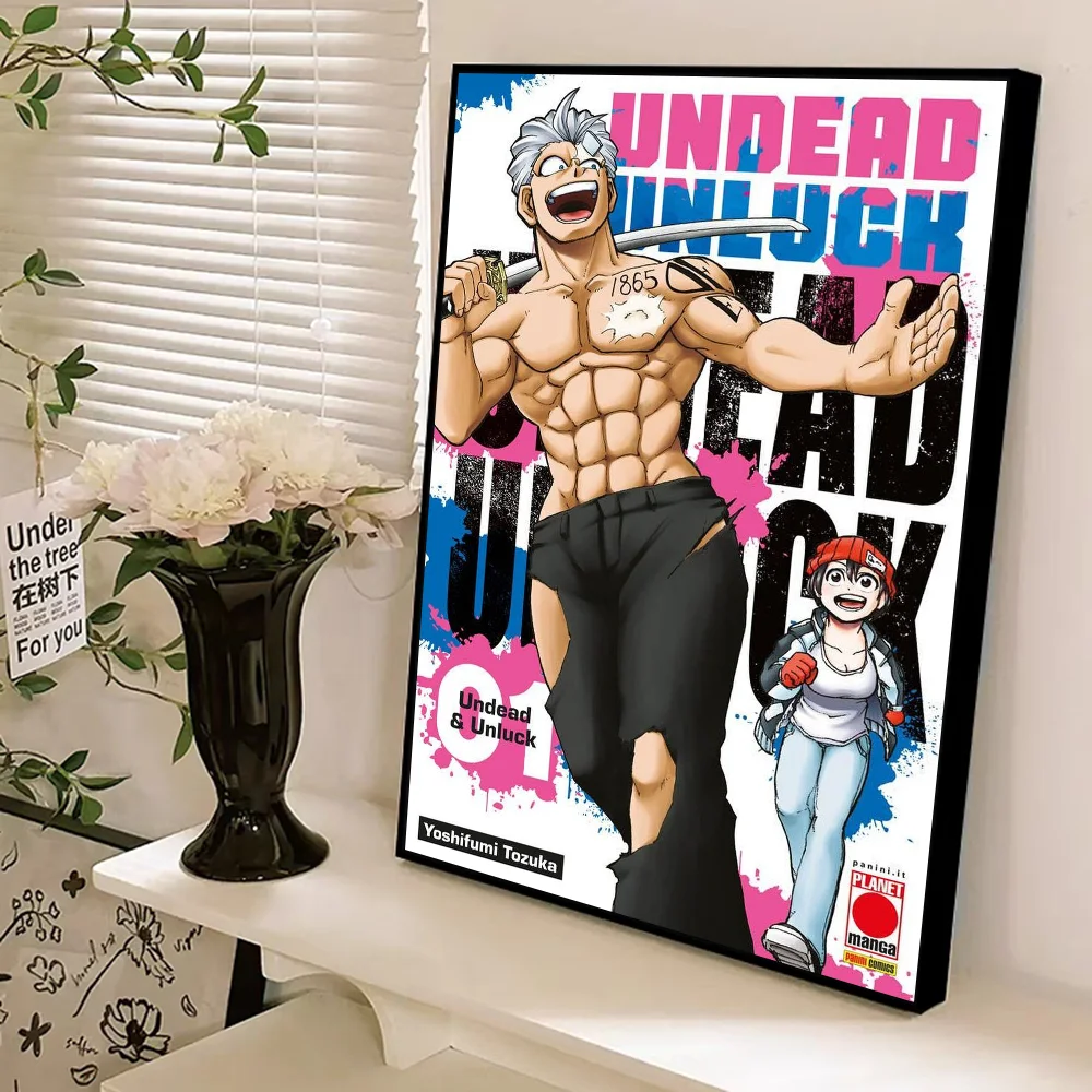 Винтажные плакаты Undead Unluck клейкие печатные из белой бумаги художественные