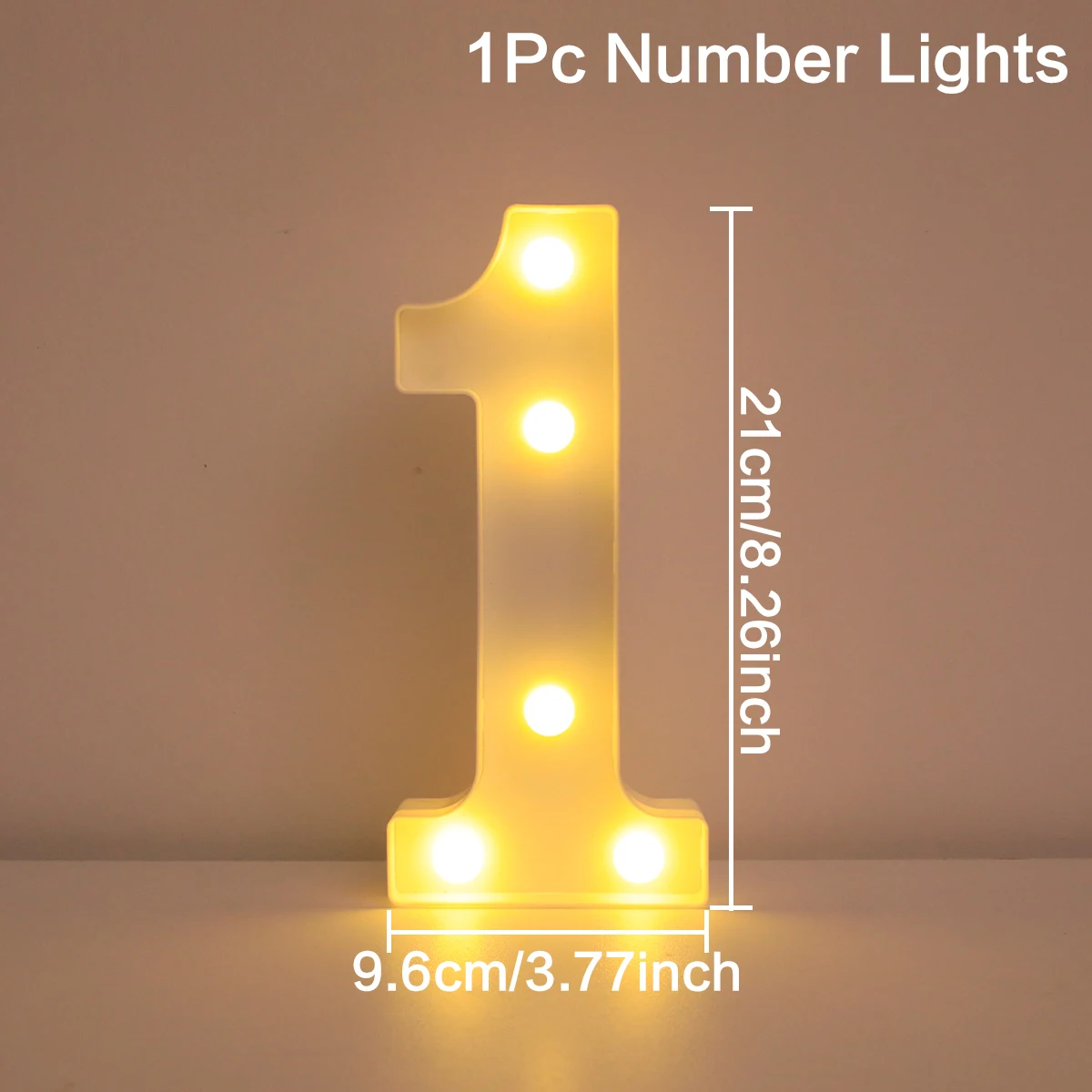 

Светодиодная цифровая лампа 0-9 для праздника