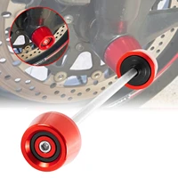 for ducati streetfighter 1098 v4 panigale v4 v4s motorcycle front axle slider crash pads wheel protector
