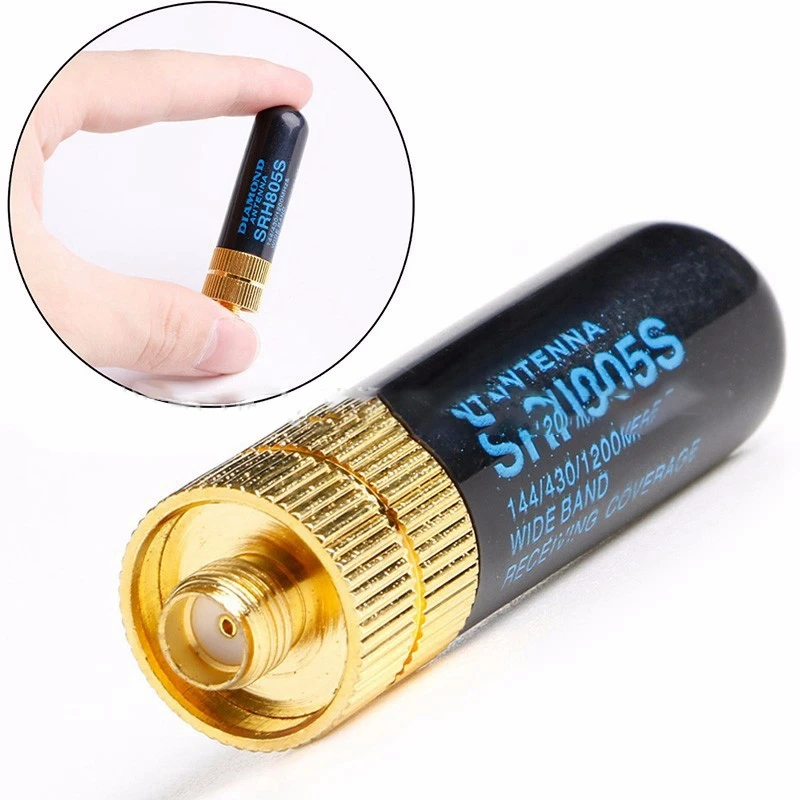 

Двухдиапазонная UHF + VHF SRH805S SMA Женская антенна для Baofeng аналогичная фотосессия TK3107 2107 10 Вт 144/430 МГц
