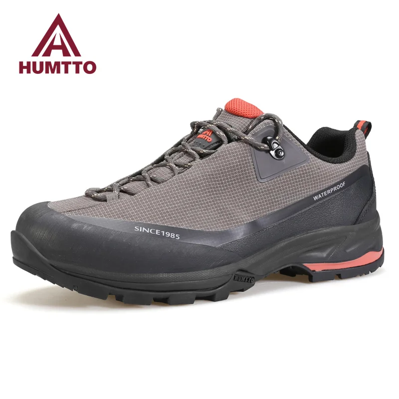 HUMTTO Trekking Sneakers for Men 2023 Breathable Men's Sports Shoes Outdoor Casual Man Sneaker Luxury Designer Hiking Boots Male