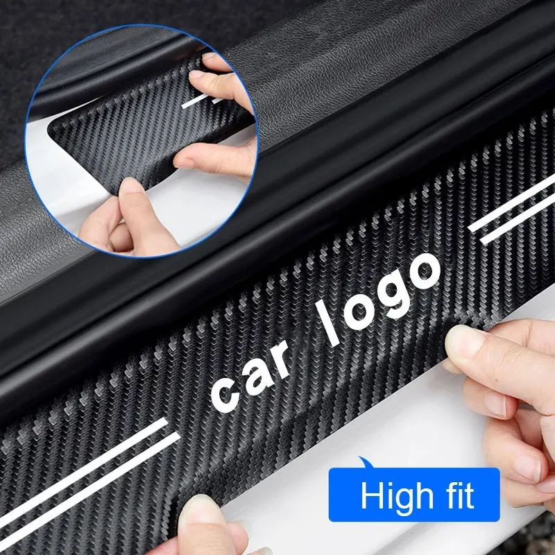 Боковая противоступенчатая Защитная Наклейка на дверь автомобиля декоративная