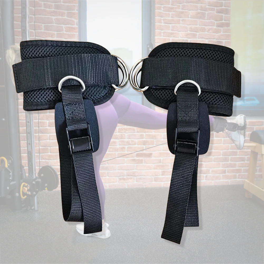 

1 пара, эластичные ремешки на щиколотку, с D-образным кольцом