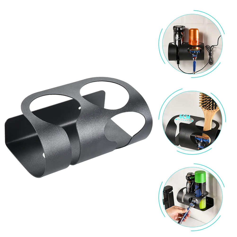 

Holder Organizer Storagerack Bathroom Wall Shaver Shower Metal Stand Electric Stainless Steel Hanger Caddydrilling Mountshelf