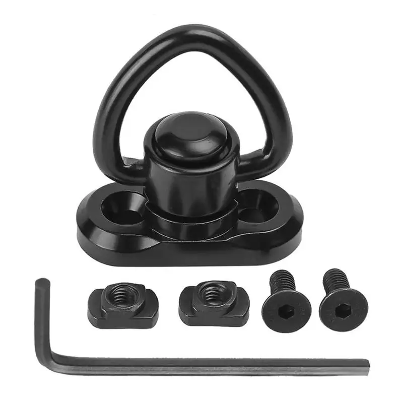 

Крепление QD Sling | Металлический шарнирный адаптер QD Sling, пряжка для ремня | Быстрое отсоединение, кнопка слинг, вертлюги, крепление адаптеров, ...