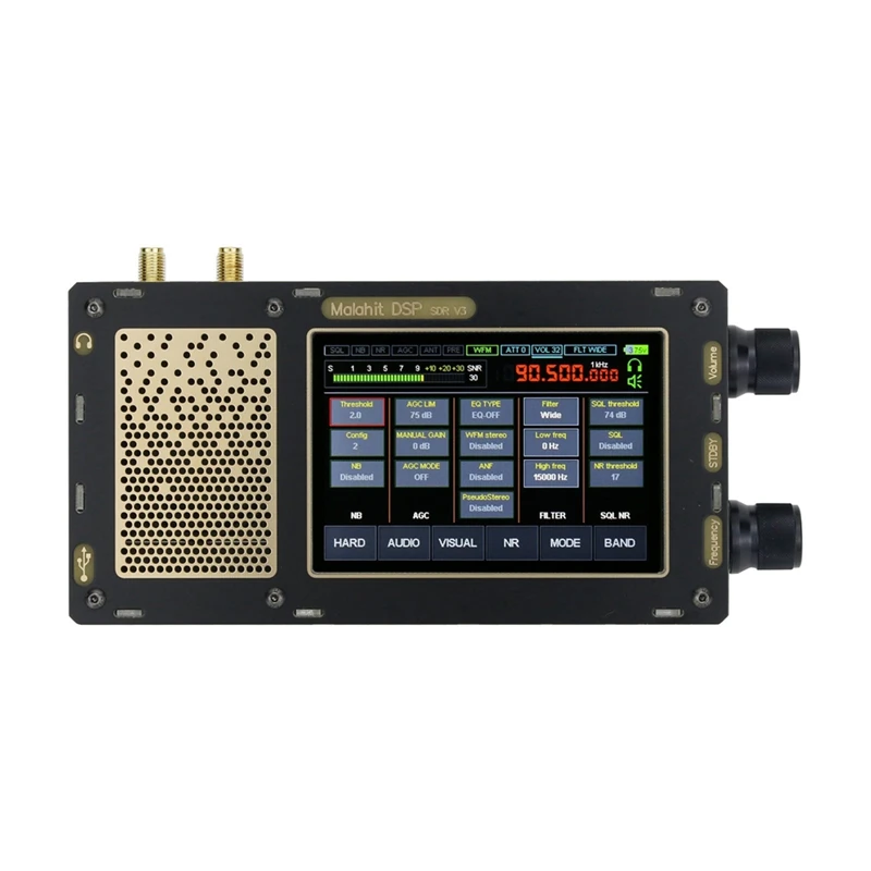 

1.10D прошивка улучшенная версия 50 кгц-2 ГГц приемник SDR из Малахита радиоприемник DSP SDR с кодом и поддержкой двух антенн